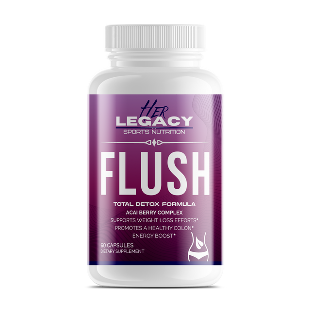Bottle of FLUSH Total Detox Formula