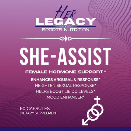 She-Assist Hormone Support nutrition label