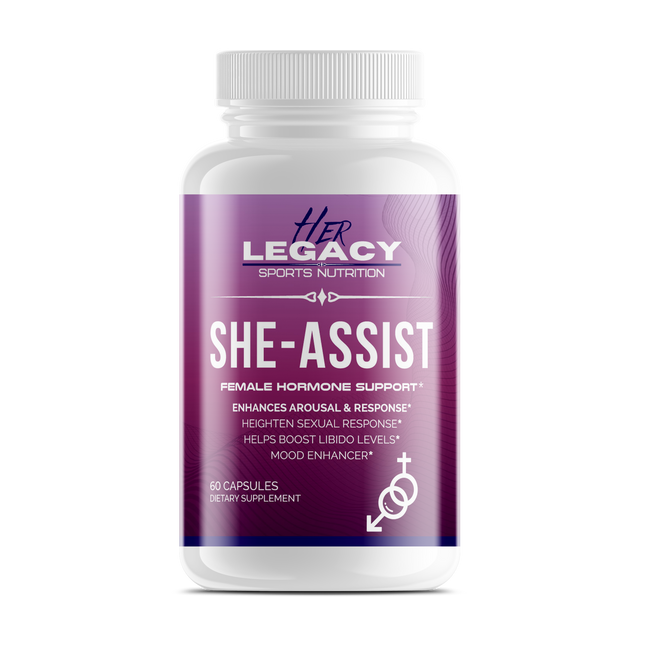 Bottle of She-Assist Hormone Support