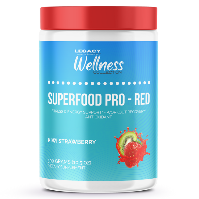 Bottle of SuperFood Pro - Red