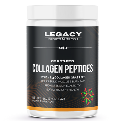 Grass-fed Collagen Peptides - Type 1 & Type 3 Collagen for Muscle Recovery, Joint Health, Hair, Skin, Nails - Unflavored (12.35oz / 35 Servings)
