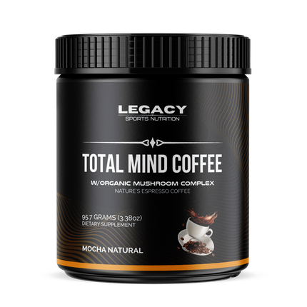 TotalMind Organic Mushroom Coffee - Espresso with Organic Mushroom Complex, Espresso and Himalayan Pink Salt