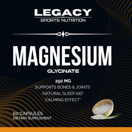 Magnesium Glycinate 250MG, Cardiovascular Health & Recovery