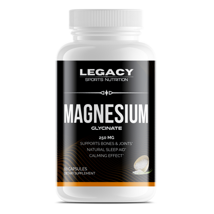 Magnesium Glycinate 250MG, Cardiovascular Health & Recovery