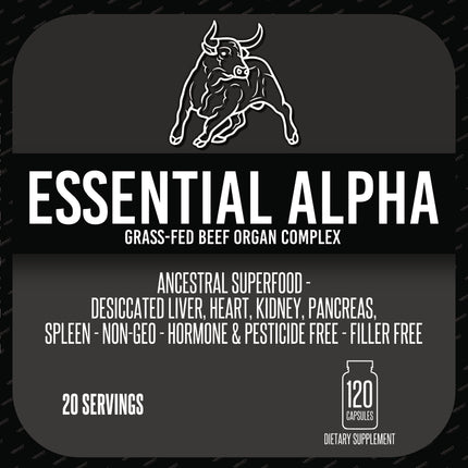 Life Essential Alpha Essential Alpha - Grass-fed Beef Organ Complex – Legacy Sports Nutrition