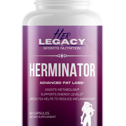 Bottle of Herminator Women's Advanced Fat Loss
