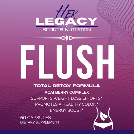 FLUSH Total Detox Formula nutrition label