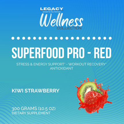 SuperFood Pro - Red nutrition label 