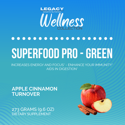 SuperFood Pro Green nutrition label