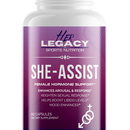 Bottle of She-Assist Hormone Support