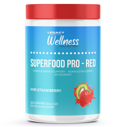 Bottle of SuperFood Pro - Red